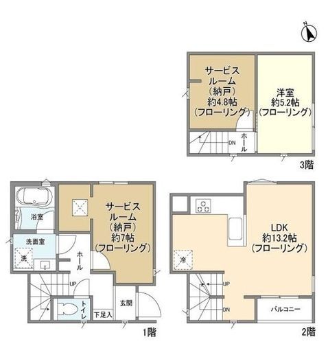 Kolet赤羽岩淵 (コレット赤羽岩淵)#03～#05 #04 間取り図