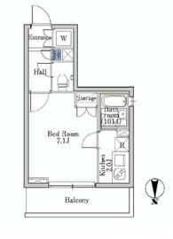 ラクラス学芸大学 105 間取り図