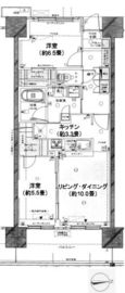 オーベルグランディオ品川勝島 9階 間取り図