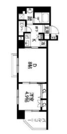 ルクレ東上野レジデンス 701 間取り図