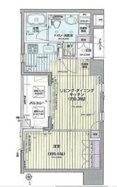 パレステュディオ新宿御苑 7階 間取り図