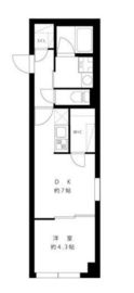 LEGALAND白金ANNEX (リーガランド白金アネックス) 303 間取り図