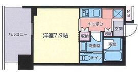 ブリリアタワー浜離宮 13階 間取り図