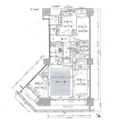 シティタワー品川 5階 間取り図