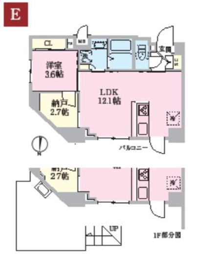 ルネサンスコート文京白山 504 間取り図