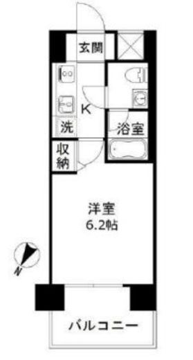 フォレシティ豊洲 401 間取り図