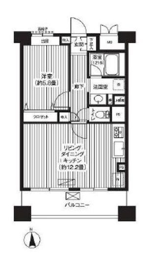 ピエス綱島 510 間取り図