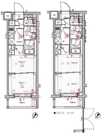 THE PREMIUM CUBE G 東中野 (ザ プレミアムキューブジー東中野) 1階 間取り図