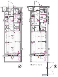 THE PREMIUM CUBE G 東中野 (ザ プレミアムキューブジー東中野) 3階 間取り図