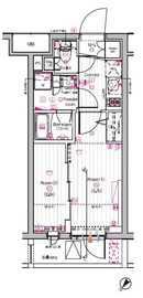 THE PREMIUM CUBE G 東中野 (ザ プレミアムキューブジー東中野) 4階 間取り図