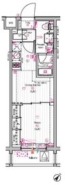 THE PREMIUM CUBE G 東中野 (ザ プレミアムキューブジー東中野) 4階 間取り図