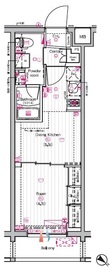 THE PREMIUM CUBE G 東中野 (ザ プレミアムキューブジー東中野) 4階 間取り図