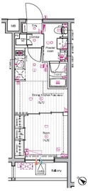 THE PREMIUM CUBE G 東中野 (ザ プレミアムキューブジー東中野) 4階 間取り図