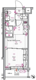 THE PREMIUM CUBE G 東中野 (ザ プレミアムキューブジー東中野) 4階 間取り図