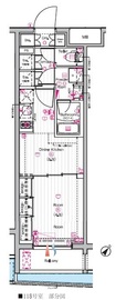 THE PREMIUM CUBE G 東中野 (ザ プレミアムキューブジー東中野) 2階 間取り図