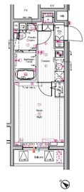 THE PREMIUM CUBE G 東中野 (ザ プレミアムキューブジー東中野) 5階 間取り図