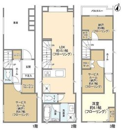Kolet千住大橋 (コレット千住大橋)#1-#8 #01 間取り図