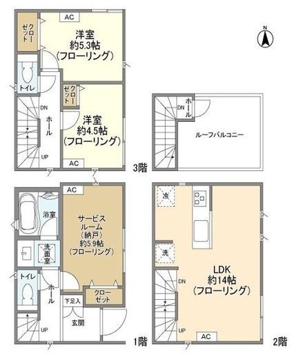 Kolet千住大橋 (コレット千住大橋)#1-#8 #03 間取り図