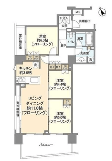 アイマークス横浜桜木町 9階 間取り図