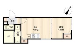ラクラス三軒茶屋 101 間取り図
