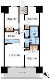 BLESS宮崎台 (ブレス宮崎台) 613 間取り図