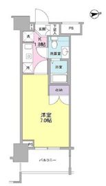 レキシントン・スクエア新宿御苑 705 間取り図