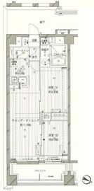 コスモリード西馬込 507 間取り図