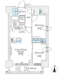 J.GRAN Court 品川西大井EAST 507 間取り図