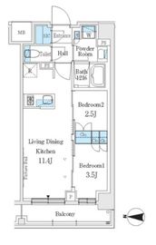 J.GRAN Court 品川西大井EAST 222 間取り図