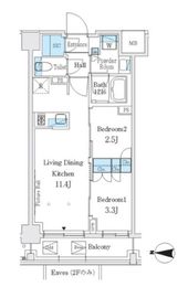 J.GRAN Court 品川西大井EAST 417 間取り図