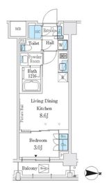J.GRAN Court 品川西大井EAST 314 間取り図