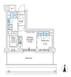 J.GRAN Court 品川西大井EAST 902 間取り図