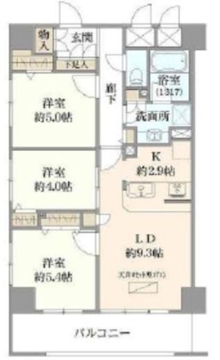 クレストフォルム日本橋 10階 間取り図