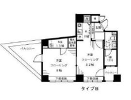 コンフォート東新宿 702 間取り図