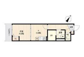 ラクラス三軒茶屋 308 間取り図