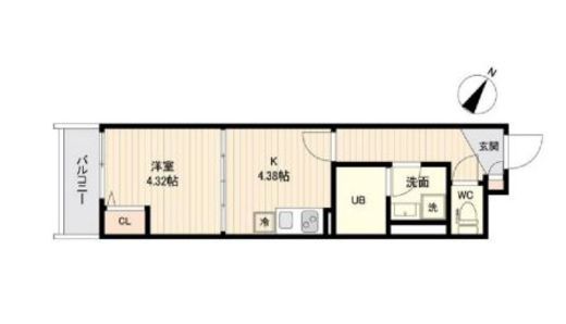 ラクラス三軒茶屋 310 間取り図