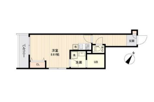 ラクラス三軒茶屋 311 間取り図