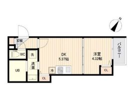 ラクラス三軒茶屋 201 間取り図