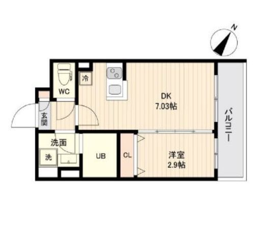 ラクラス三軒茶屋 302 間取り図
