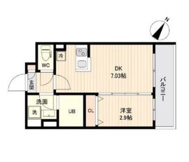ラクラス三軒茶屋 302 間取り図