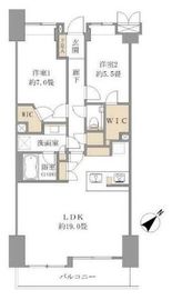 ライオンズマンション乃木坂 5階 間取り図