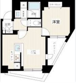 サンスタレ駒沢ファーストコート 5階 間取り図