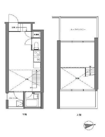 LUXENA HIGASHI-KOENJI (ラグゼナ東高円寺) 405 間取り図