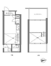 LUXENA HIGASHI-KOENJI (ラグゼナ東高円寺) 405 間取り図