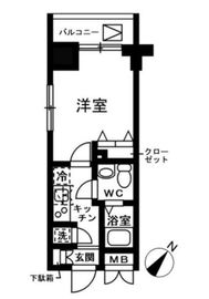 レジディア日本橋人形町2 1005 間取り図