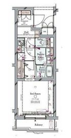 コンシェリア中野弥生町THE RESIDENCE 202 間取り図
