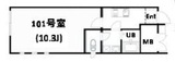101 間取り図