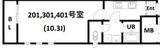 201 間取り図