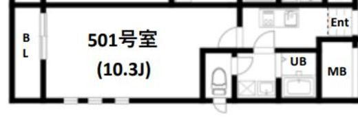 Air Tower Otsuka (エアータワー大塚) 501 間取り図