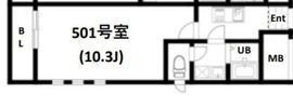 Air Tower Otsuka (エアータワー大塚) 501 間取り図